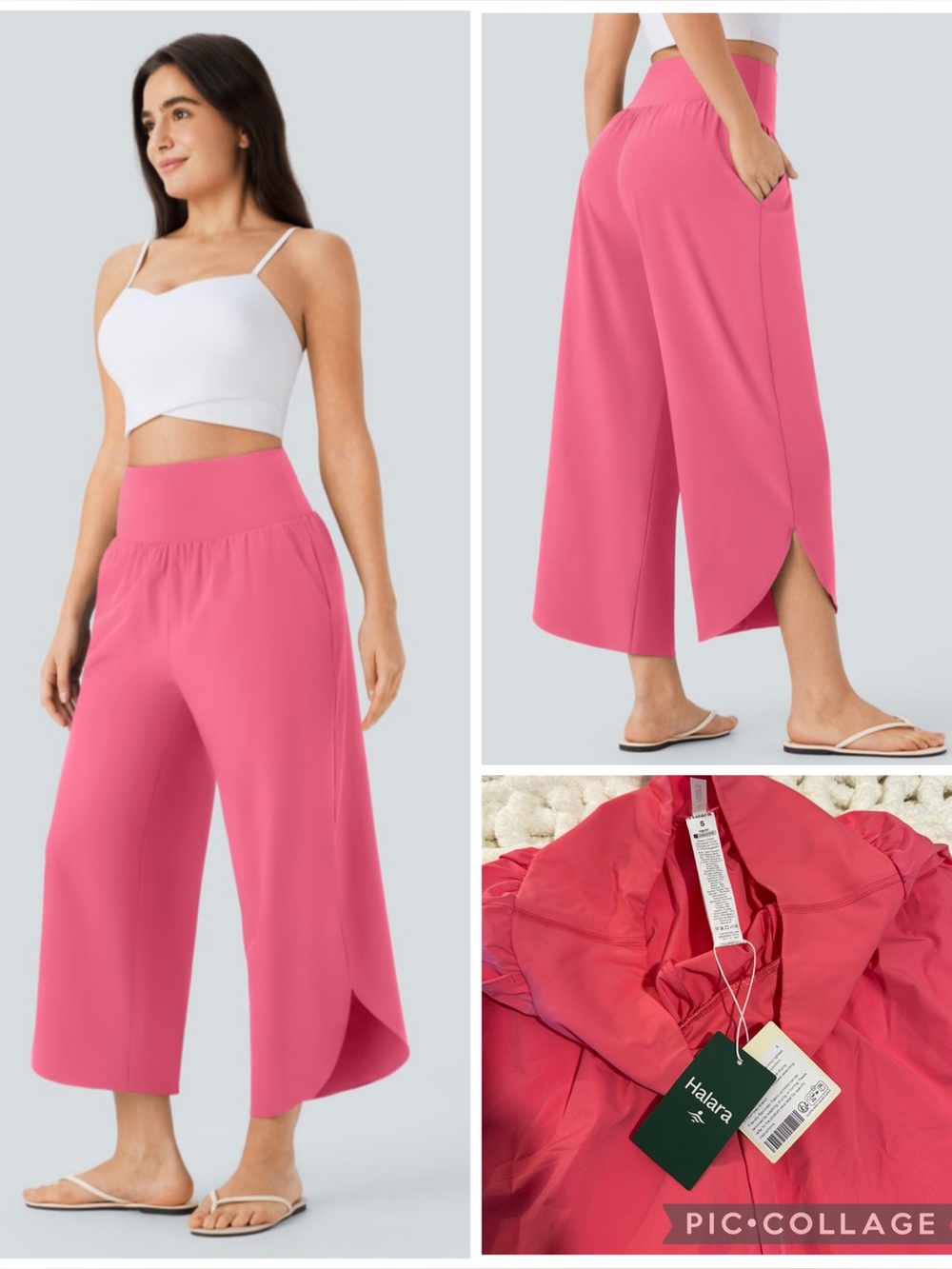 Halara Breezeful Resort Pants in Pink